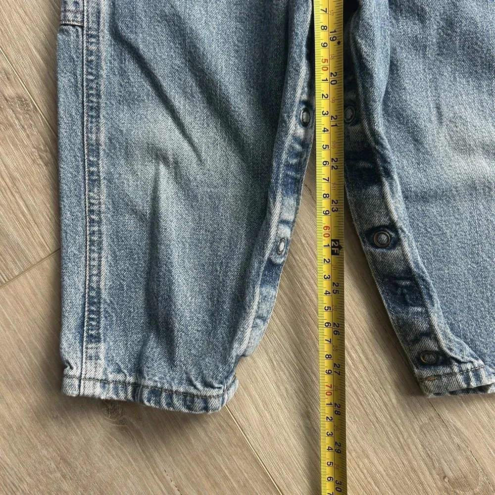 Vintage 90s Oshkosh‎ B'gosh Baby 24 Months vestbak Denim Overalls